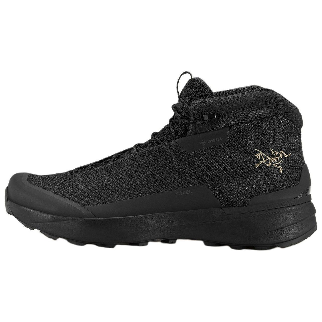 Arc’teryx Slip Resistant Abrasion Resistant Mid top Hiking Shoes Men’s Black