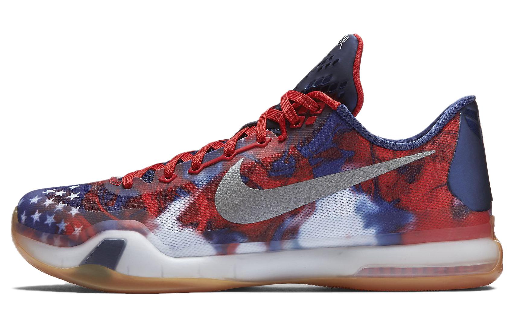 Мужские кроссовки Nike Nike Kobe 10 Independence Day USA (красно-синий)
