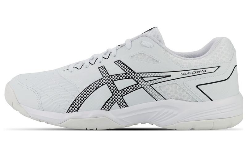 Asics Gel Backhand Gel Backhand Abrasion Resistant Breathable Low top Tennis Shoes White Black