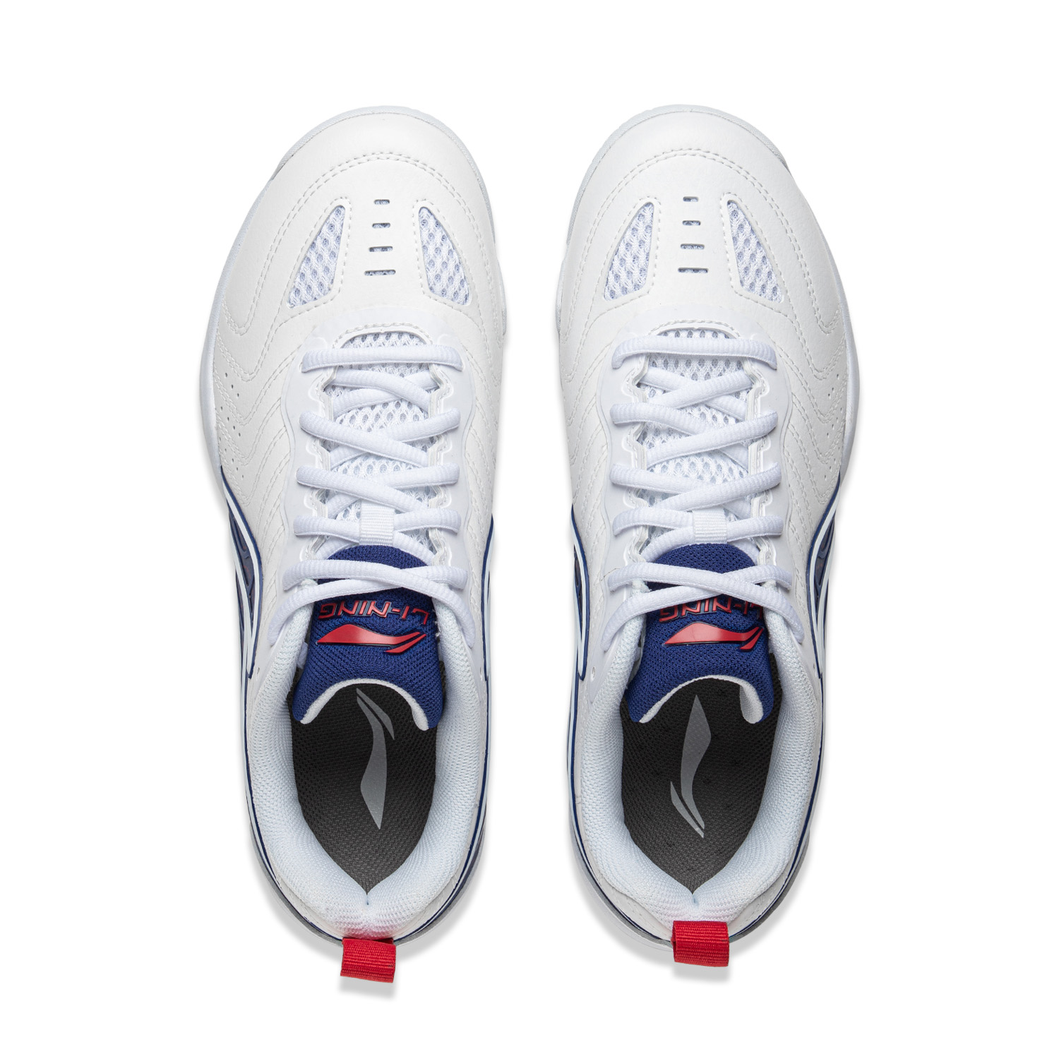 Li Ning Hawkeye 3.0 Training Scenario Low top Table Tennis Shoes Unisex White Red Blue