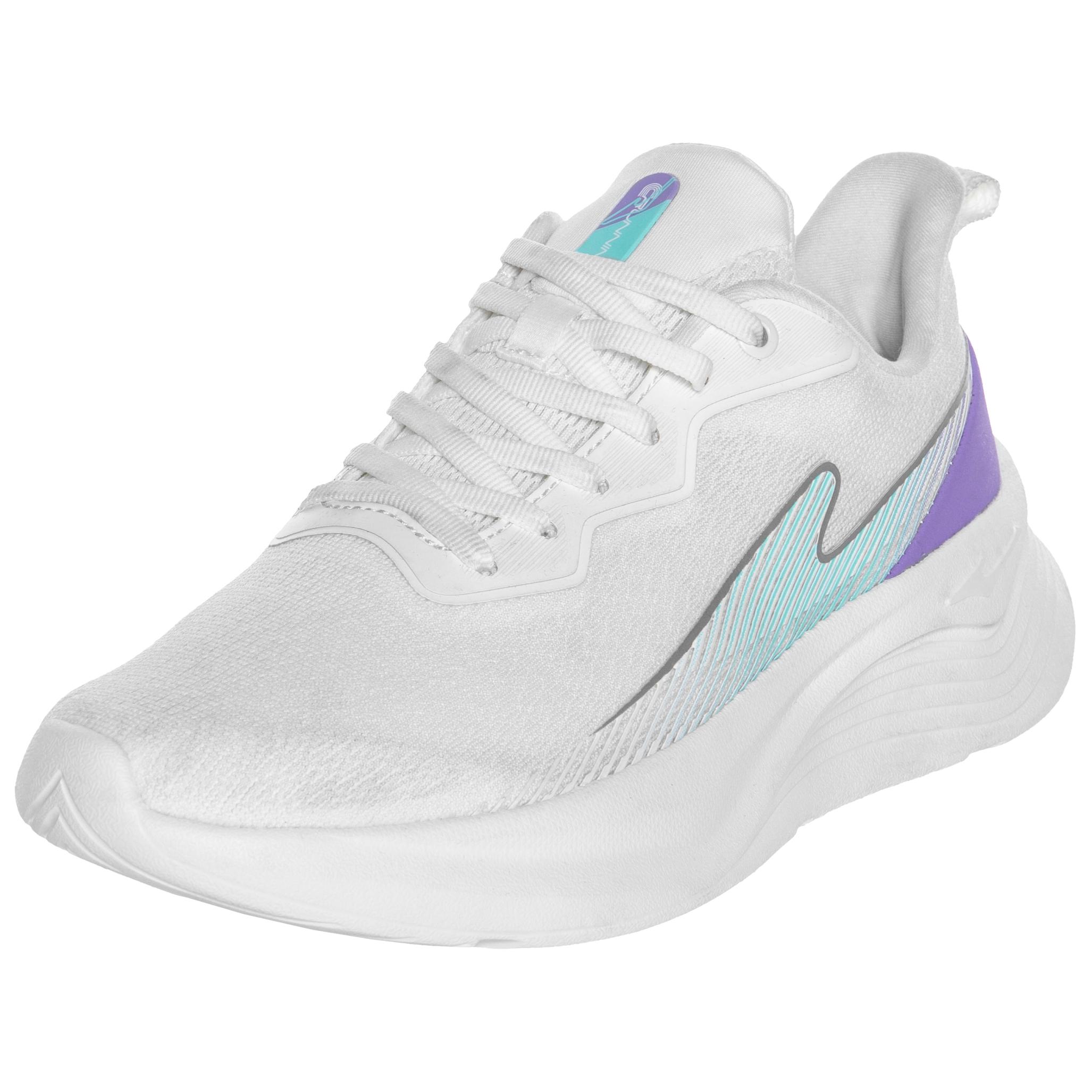 Erke Cushioning Lightweight Low top Training Shoes Women’s White Purple