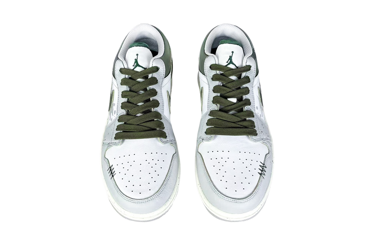 Jordan Air Jordan 1 Maris Sal Bubbles, Ji Mu Abrasion Resistant Abrasion Resistant Low top Vintage Basketball Shoes