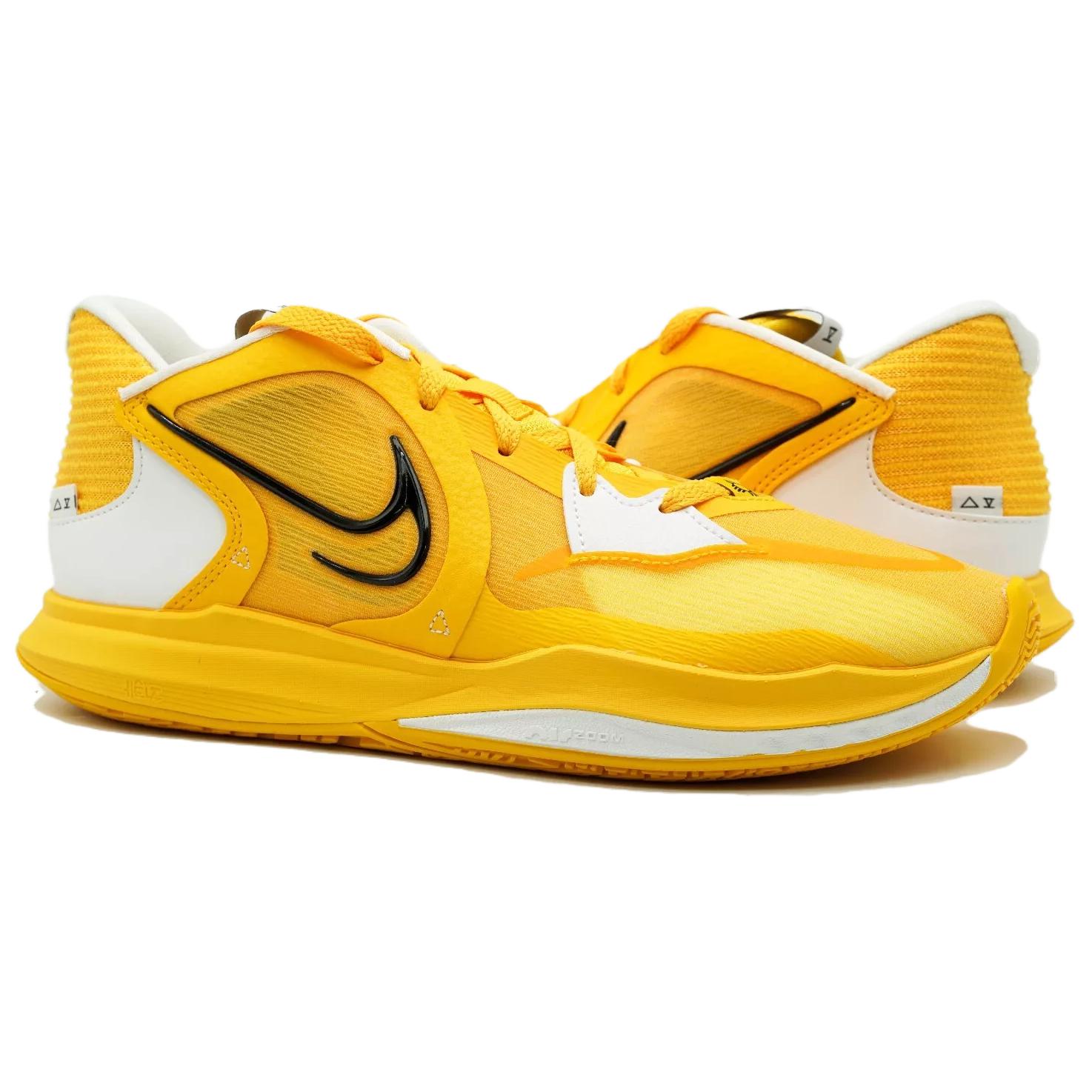 Мужские кроссовки Nike Kyrie 5 (золотые) — фото 3