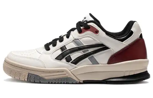 Asics Gel-Spotlyte synthetic leather Low sports breathable low-top retro basketball shoes for men and women, white and black