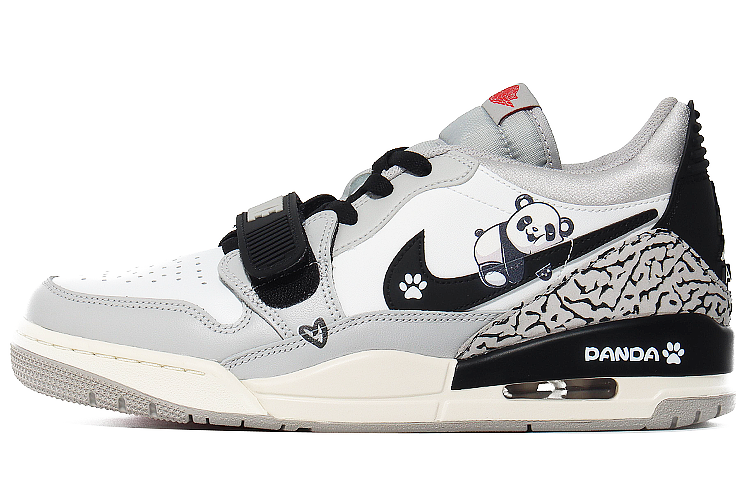 Jordan Legacy 312 Vintage Basketball Shoes Men's Low Top Black/White