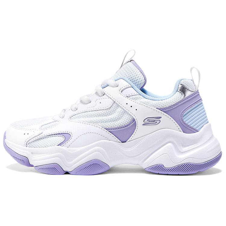 Женские кроссовки Skechers Skechers (бело-фиолетовые)