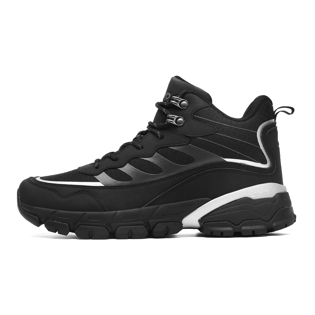 Jeep Mid top Outdoor Hiking Mountaineering Shoes Men’s Black