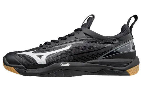 Mizuno Wave Mirage 2 Rojo Slip Resistant Abrasion Resistant Low top Handball Shoes Black White