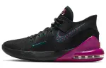 Nike Air Max Impact 2 Textile, Synthetic Leather Mid top Basketball Shoes Men's Black Purple International Version