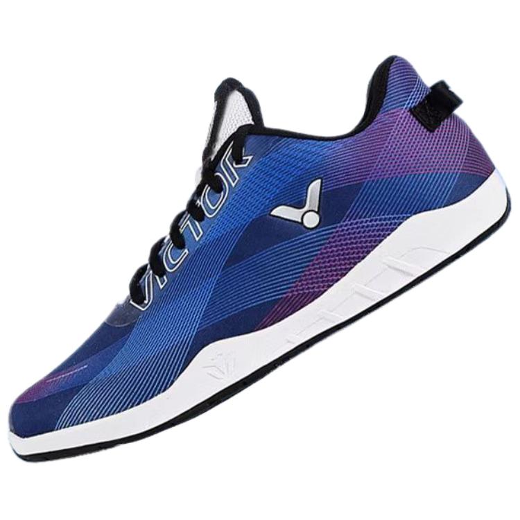 VICTOR Slip Resistant Abrasion Resistant Low top Badminton Shoes Men’s Blue
