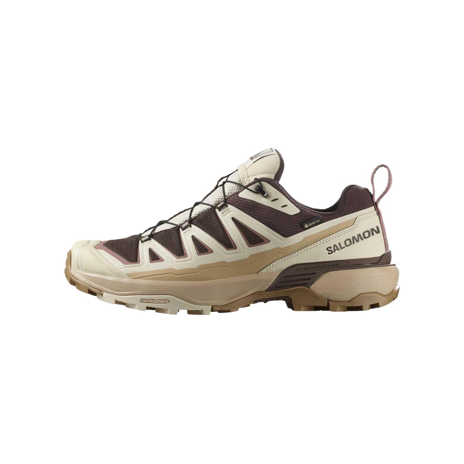 SALOMON X ULTRA 360 Fabric Cushioning Low top Mountaineering Shoes Men’s Beige Brown