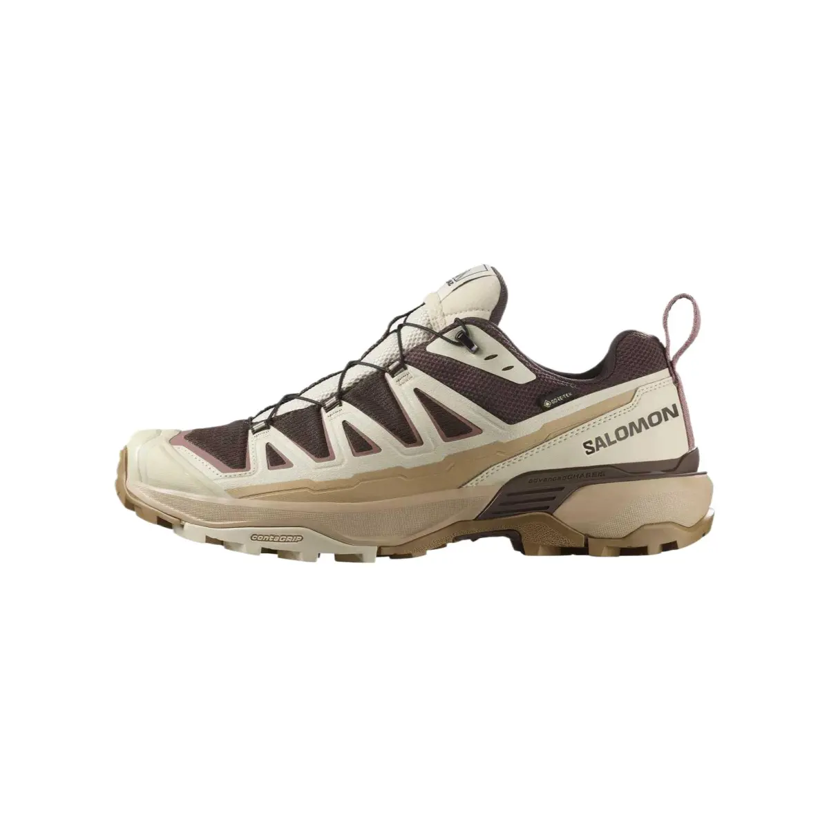 SALOMON X ULTRA 360 Fabric Low top Mountaineering Shoes Men's Beige Brown