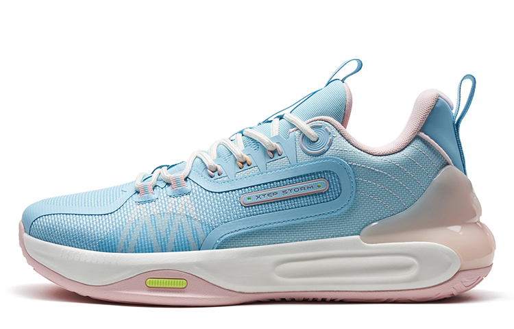 XTEP Fengchi 1 V2 Low top Basketball Shoes Men’s Blue Pink