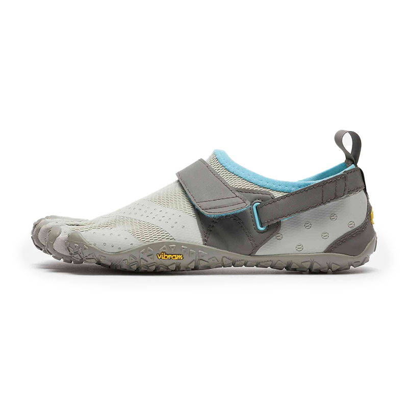 Vibram Five-finger shoes V-Aqua indoor comprehensive fitness barefoot outdoor wading quick-drying river tracing shoes wear-resistant, lightweight, breathable and non-slip low-top training shoes women gray