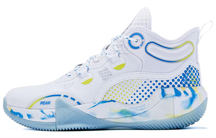 PEAK Power Collection Game Ready Slip Resistant Abrasion Resistant Breathable Coverage Support Mid top Basketball Shoes