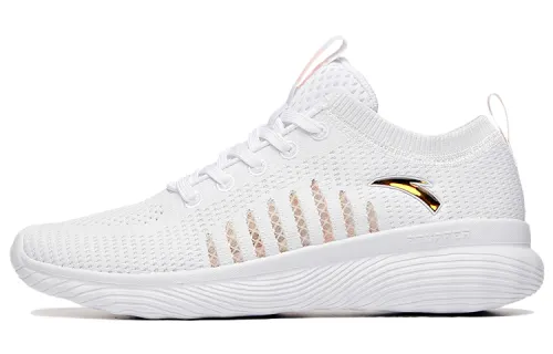 ANTA Training Shoes Women's Low Top Anta White/Fluorescent Sunset Orange