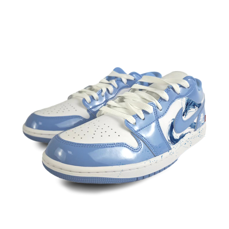 Jordan Air Jordan 1 Low ‘Legend Blue’ Slip Resistant Abrasion Resistant Low top Vintage Basketball Shoes Unisex