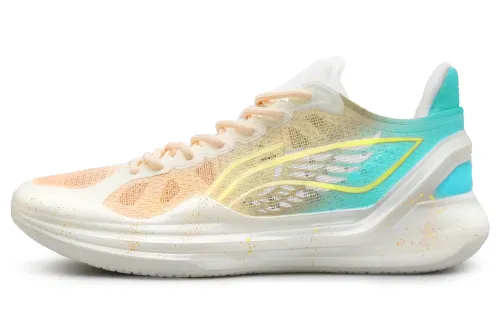 Li Ning Liren 4 V2 Low top Basketball Shoes Men's Yellow Green