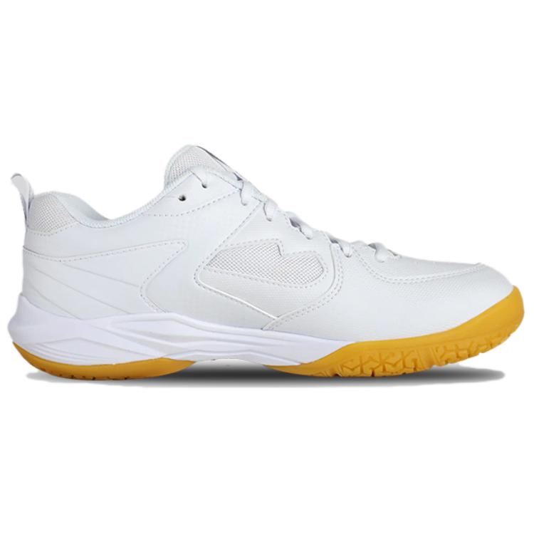 VICTOR Cushioning Breathable Coverage Low top Badminton Shoes Unisex Pearl White