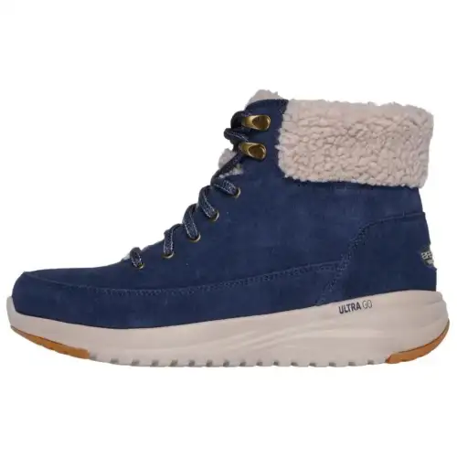 Skechers ON THE GO Thermal Short Snow Boots Women's Marine Blue