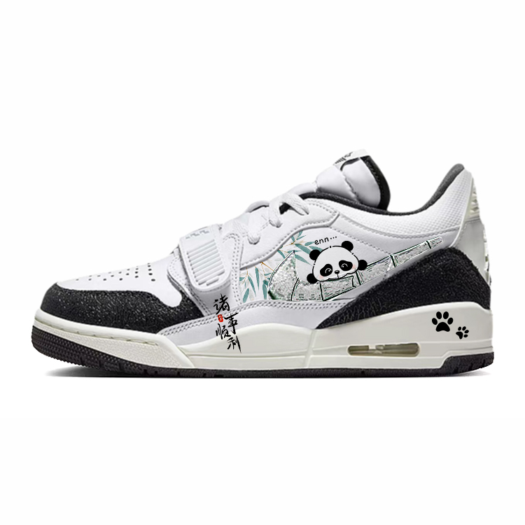 Jordan Legacy 312 Vintage Basketball Shoes Women’s Low Top Black/White