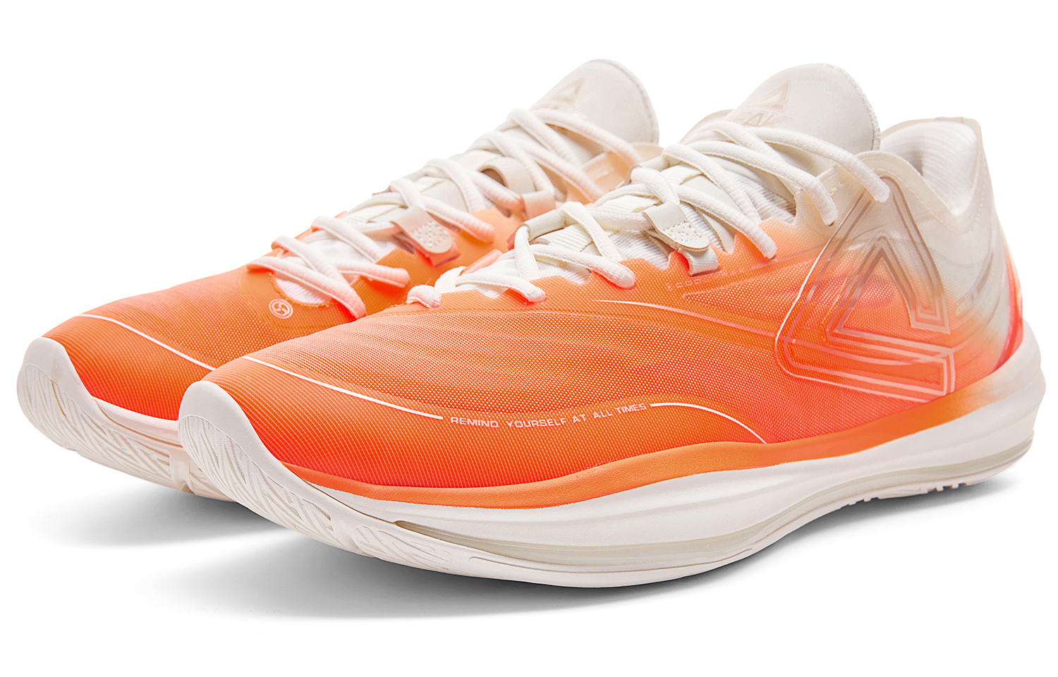 PEAK Light And Agile 3.0 Basketball Shoes Men’s Low Top Neon Bright Orange