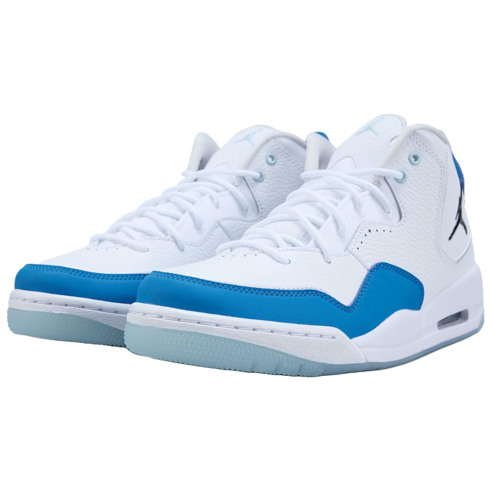 Jordan Courtside 23 Mid top Basketball Shoes Men’s White Blue