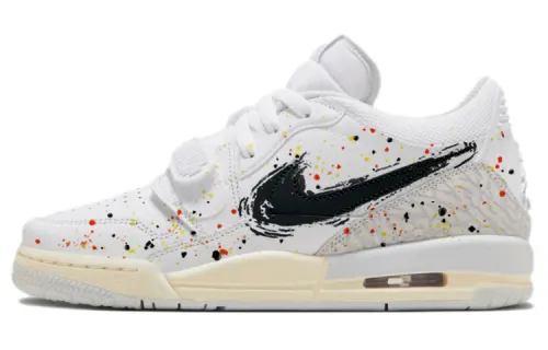 Jordan Legacy 312 Vintage Basketball Shoes Women's Low Top Black/White