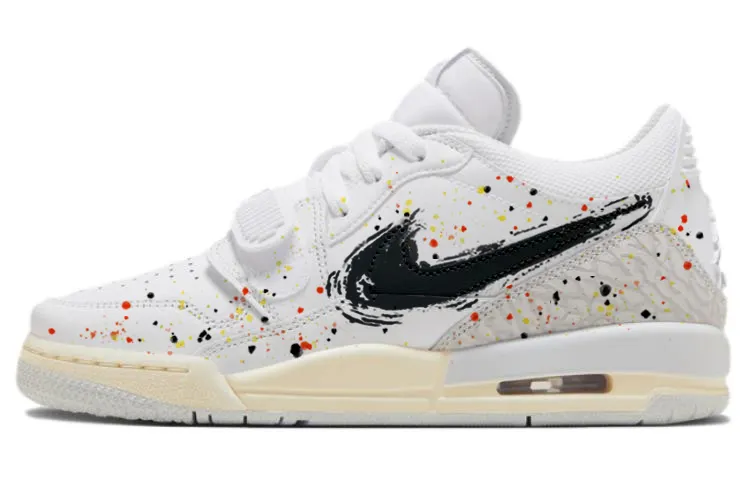 Jordan Legacy 312 Vintage Basketball Shoes Women's Low Top Black/White