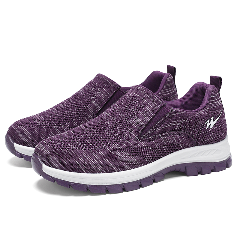 DOUBLE STAR 88 Flyknit Slip Resistant And Abrasion Resistant Coverage Low Top Casual Shoes Women’s