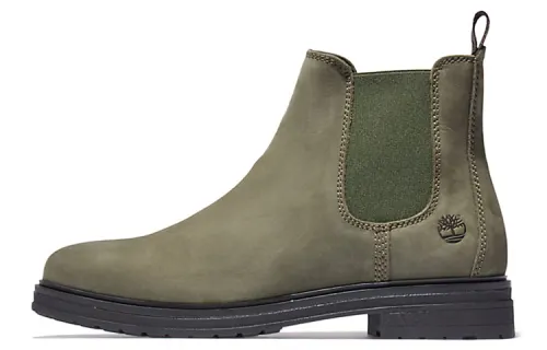 Timberland Hannover Hill Short Chelsea Boots Women's Dark Green