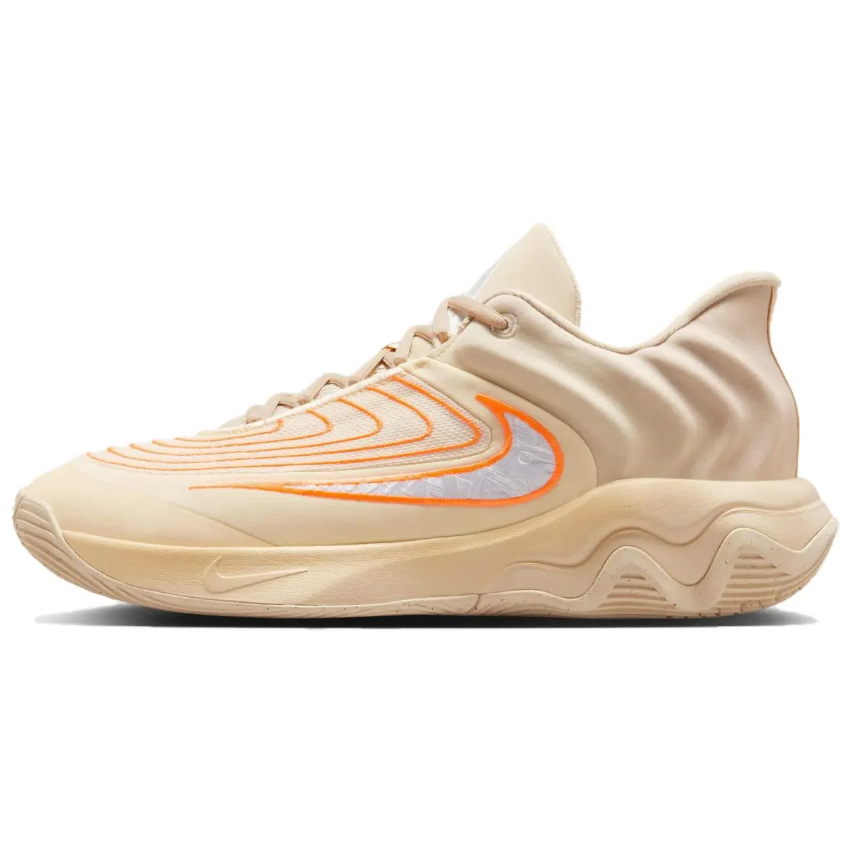 Nike Giannis Immortality 4 Light Khaki Alabaster Total Orange White