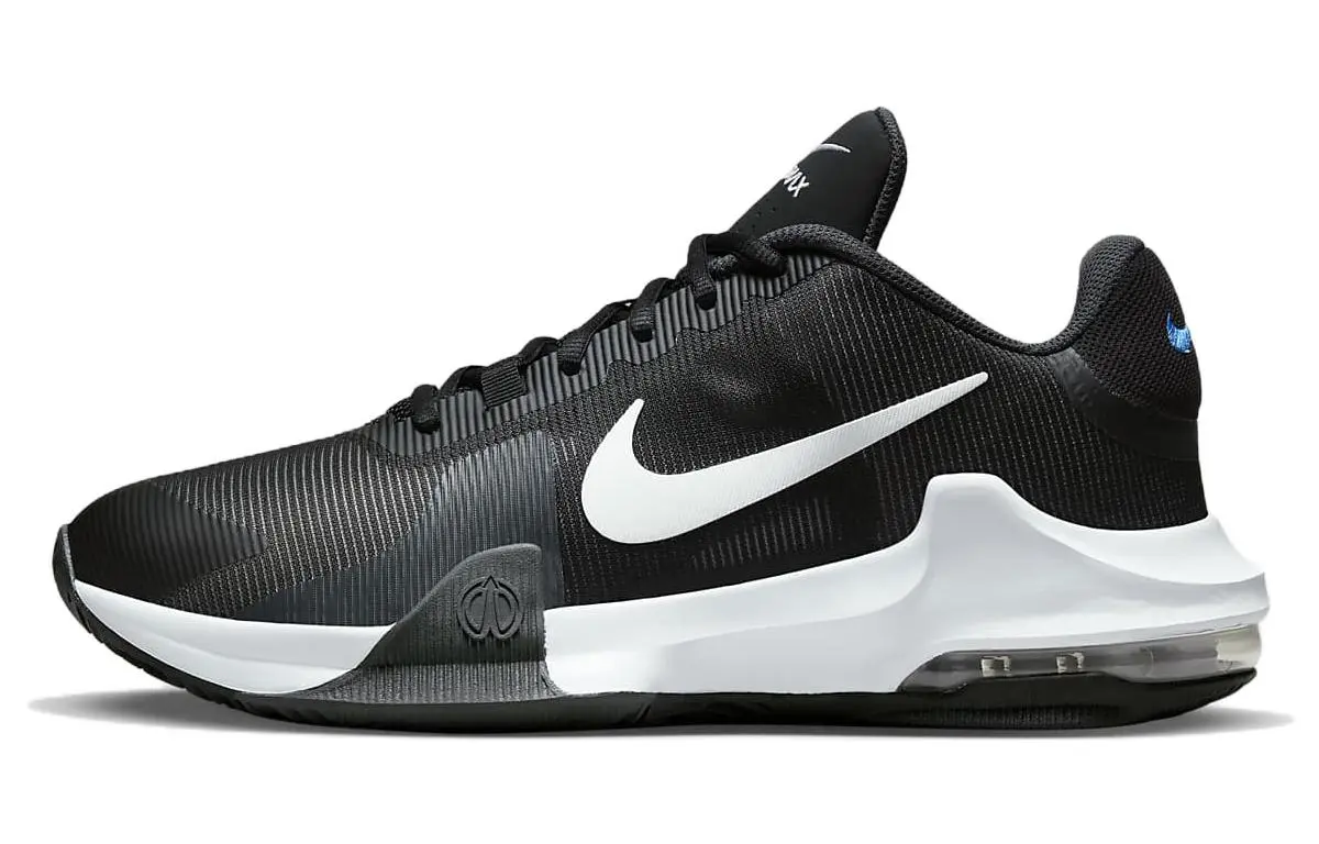 Nike Air Max Impact 4 Black White Racer Blue