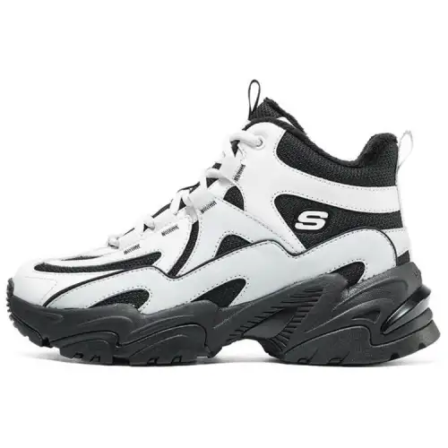 Skechers Stamina Chunky Sneakers Women's High Top Natural, Black