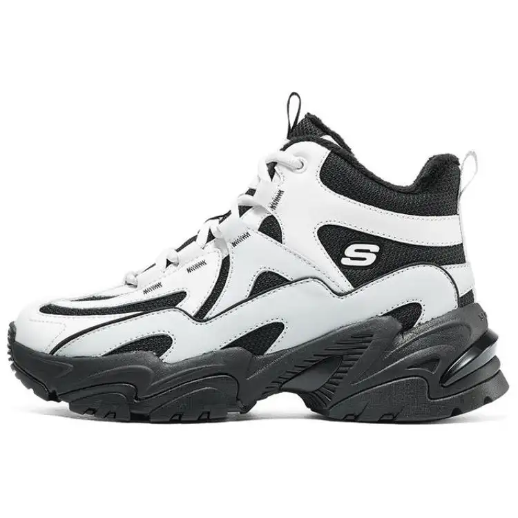 Skechers Stamina Chunky Sneakers Women's High Top Natural, Black