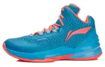 Li Ning Slip Resistant Cushioning Abrasion Resistant Mid top Basketball Shoes Men's