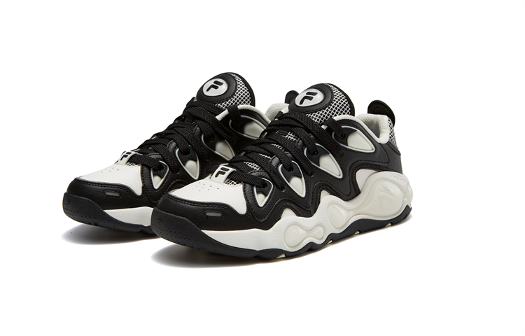 FILA FUSION Vertical X MitchellNess Shoes ‘Black White’ Women’s