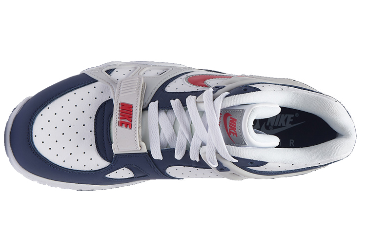Мужские кроссовки Nike Air Trainer 3 Retro (бело-синие) — фото 3