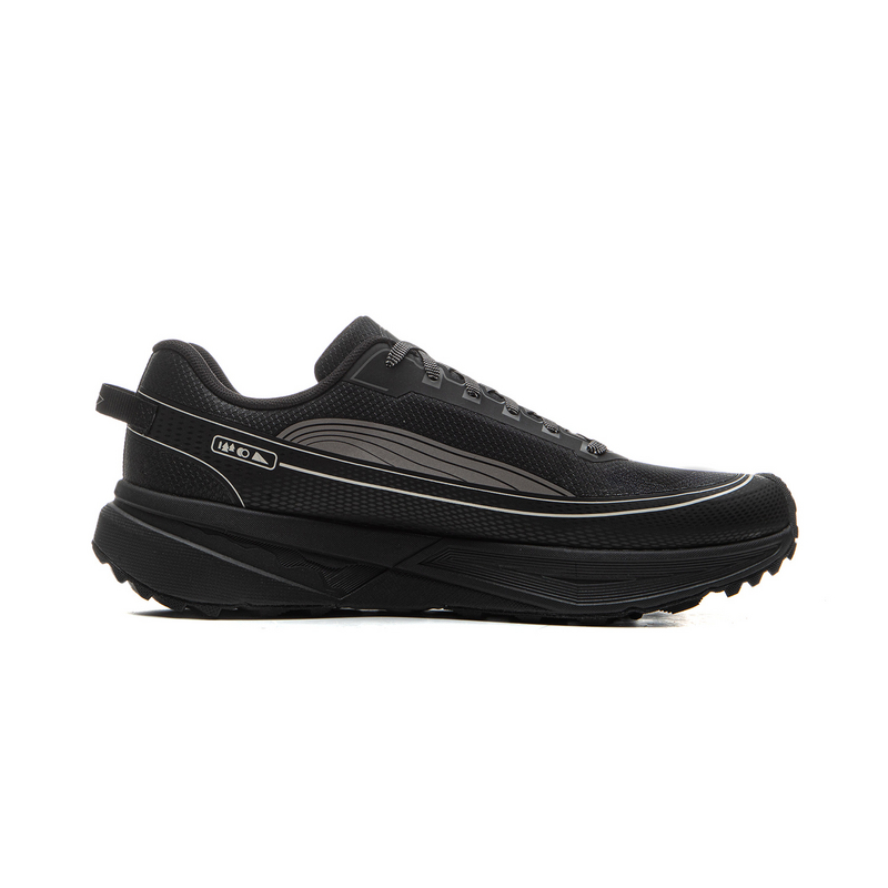 Li Ning Outdoor CF Tracing, Hiking Scenery Abrasion Resistant Reflective Rebound Low top Hiking Shoes Unisex Black