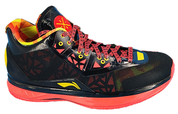 Li Ning WAY OF WADE 4 Comfortable Cushioning Slip Resistant Abrasion Resistant Mid top Basketball Shoes Men’s