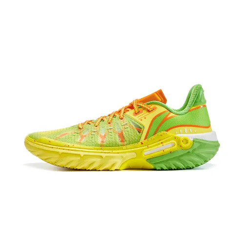 Li Ning Jie Ao 2 Cushioning Slip Resistant Abrasion Resistant Rebound Low top Outdoor Basketball Shoes Men's