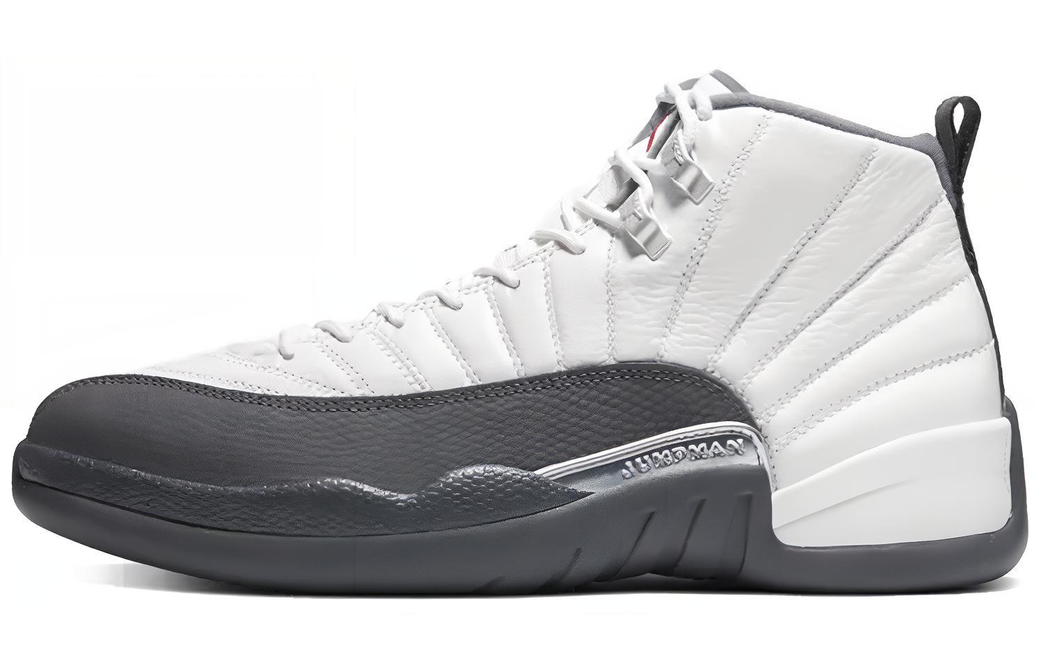 Jordan 12 Retro White Dark Grey