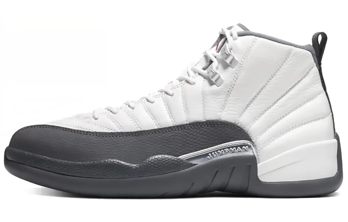 Jordan 12 Retro White Dark Grey