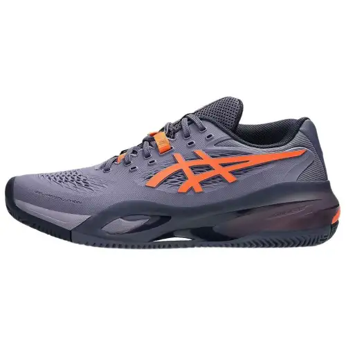 ASICS Gel Resolution X Clay Greyish Purple Nova Orange