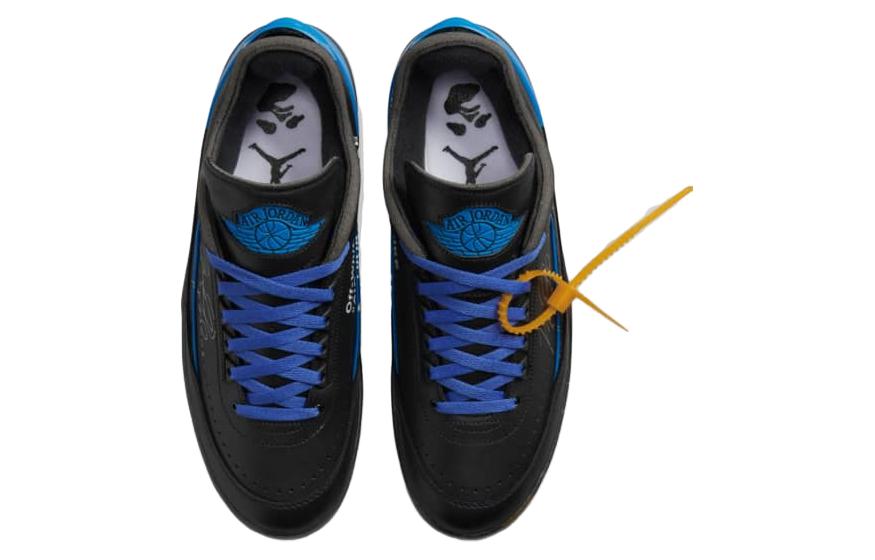 OFF-WHITE X Jordan Air Jordan 2 Retro Low Black And Varsity Royal