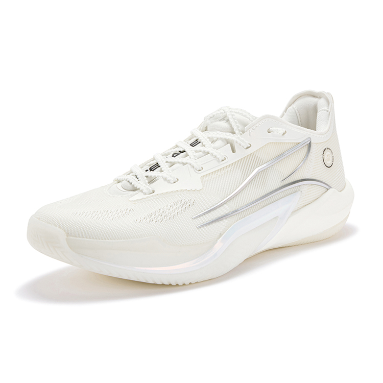 361° Raging Storm 2Pro MIRO Low top Basketball Shoes Men’s Silver White