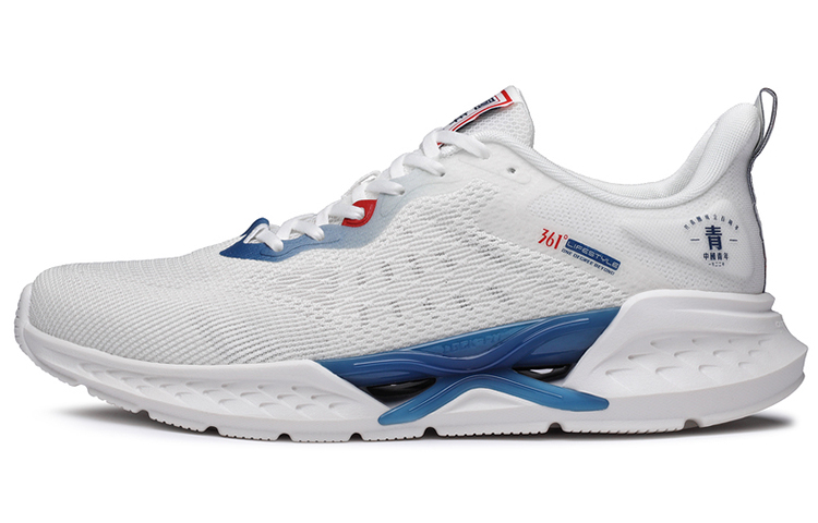 361° Training Shoes Men’s Low Top Feather White/Atlantic Blue