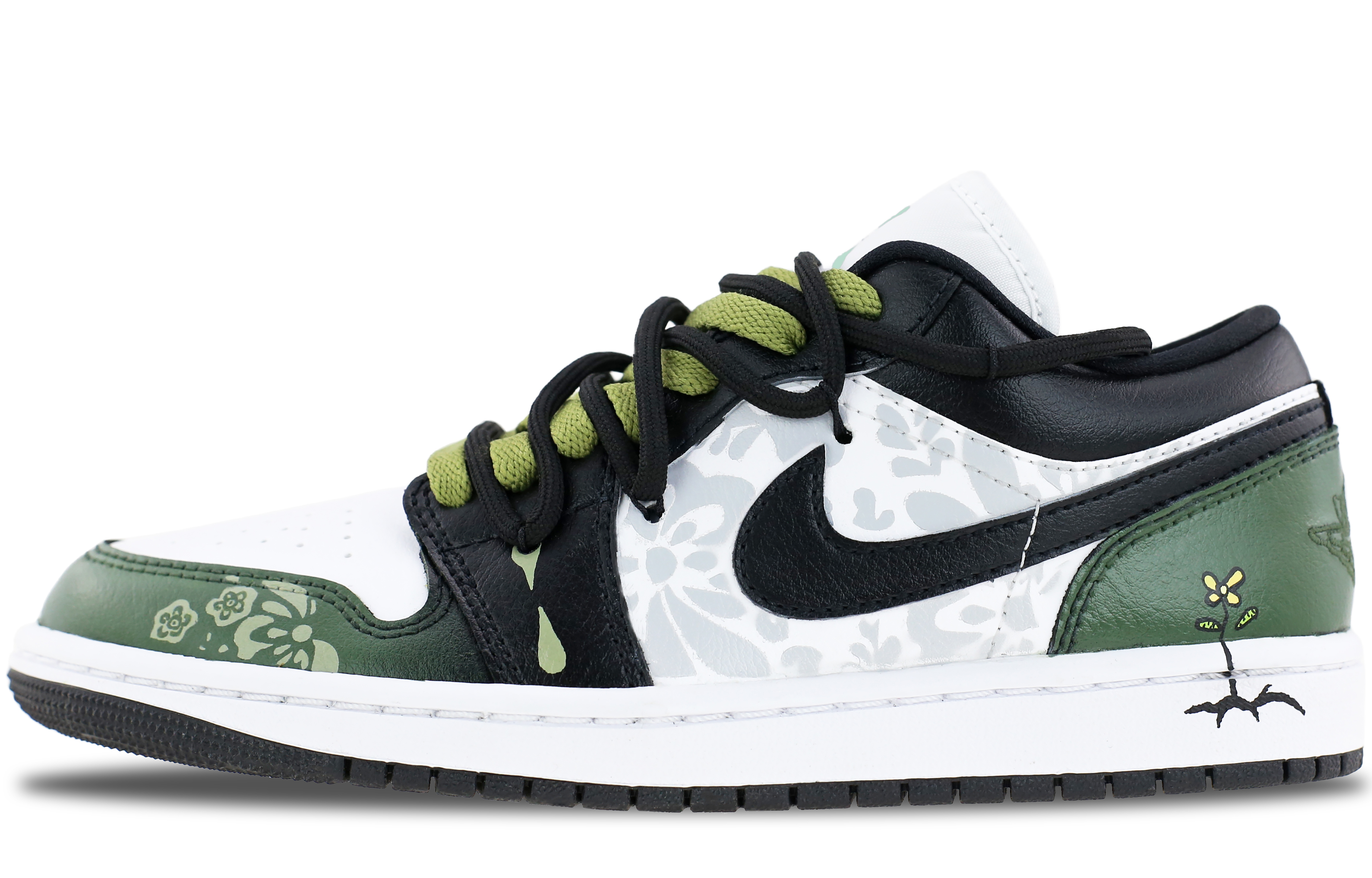 Jordan Air Jordan 1 Leather Cushioning Abrasion Resistant Breathable Cushioning Abrasion Resistant Breathable Low top