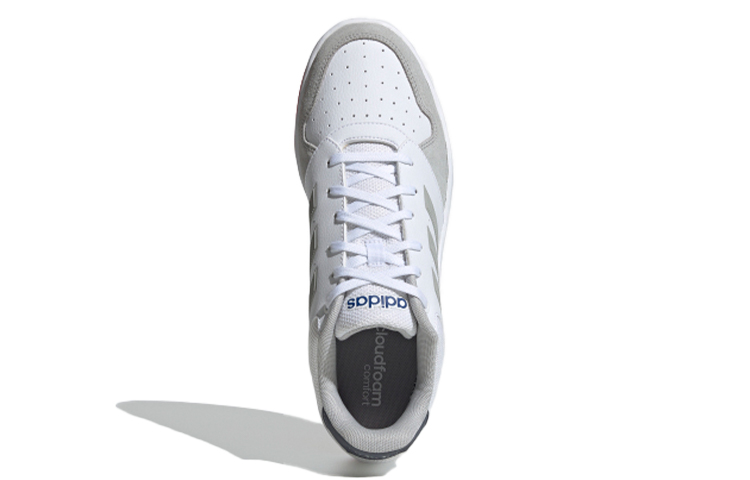 Мужские кроссовки adidas neo gametalker (белый / серый / красный) — фото 5