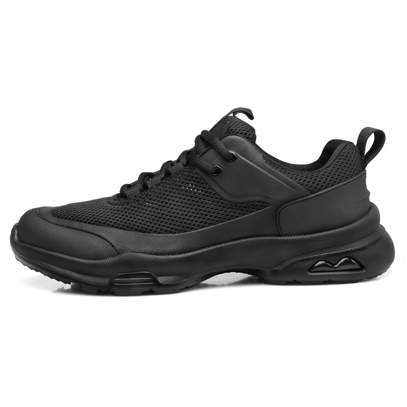 QIANGREN 3515 Outdoor Training Shoes Mesh Hiking Mountaineering Shoes Men's Black